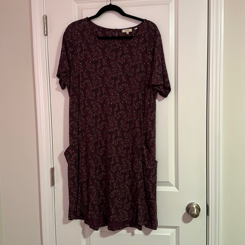 Fat Face Dress 14 Purple Shift dress